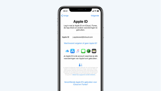 Apple ID aanmaken