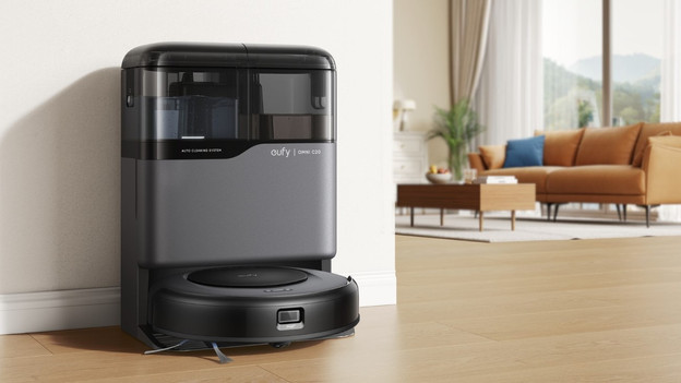 Robotstofzuiger met automatisch reinigingsstation