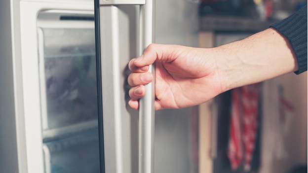 Turning on the freezer