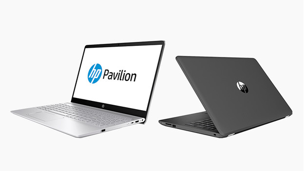 white hp pavilion laptop computer