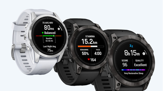 What are the health features on Garmin smartwatches Coolblue