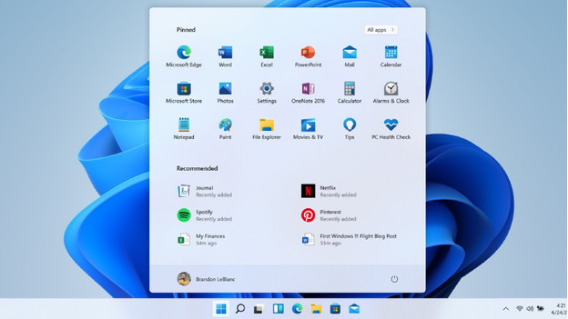 Aspecto de Windows 11