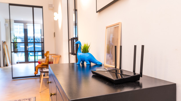 Place your router in a central point in your home