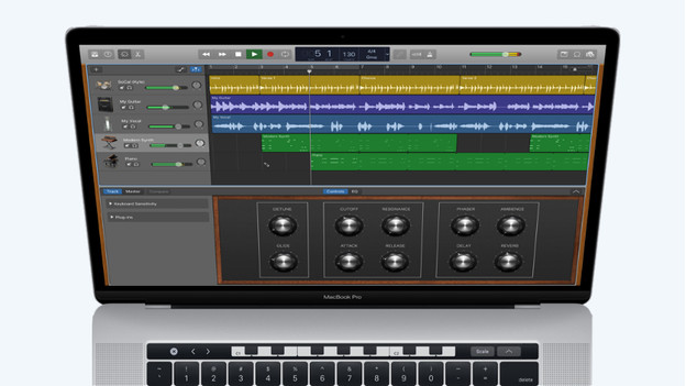 Garageband op Apple MacBook