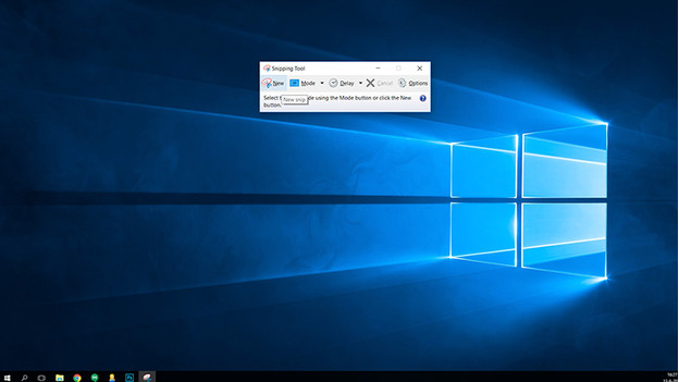 Het kiezen van de juiste hoeveelheid scherm voor een screenshot.