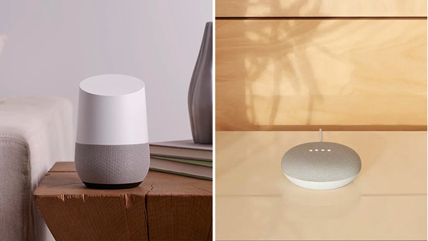 Google Home speakers