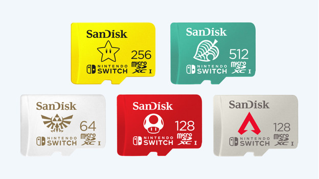 What type of sd store card does nintendo switch use