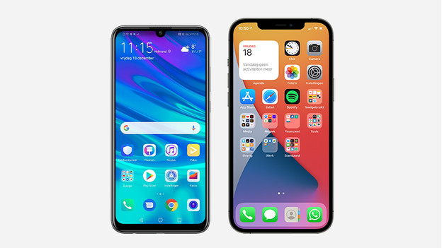 Verschillen Android en iOS