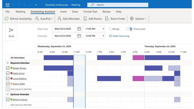 Nieuwe planningfunctie in Outlook 2024