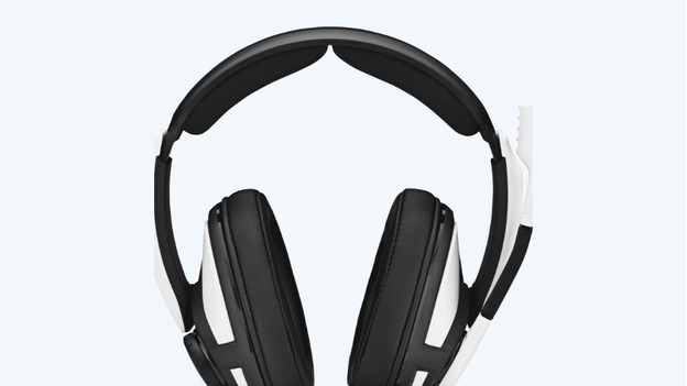 A headset with stereo sound reproduces different sounds