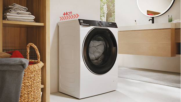 Slim washing machine on sale and dryer