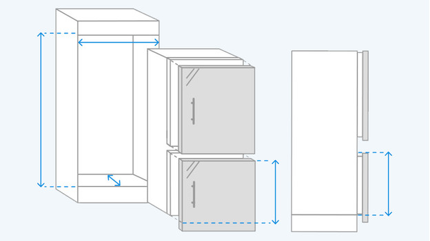 Niche dimensions fridge