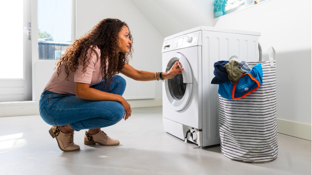 Check if there's laundry between the door