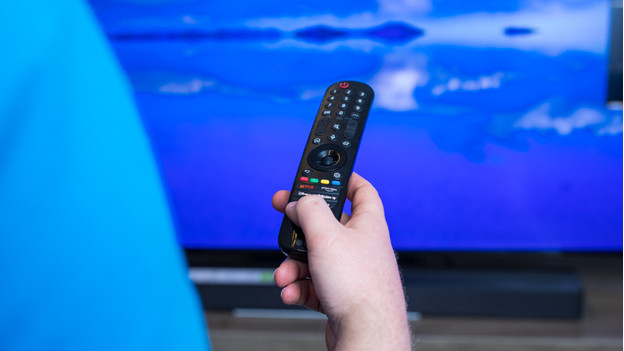 Magic Remote afstandsbediening van de LG 866 QNED tv