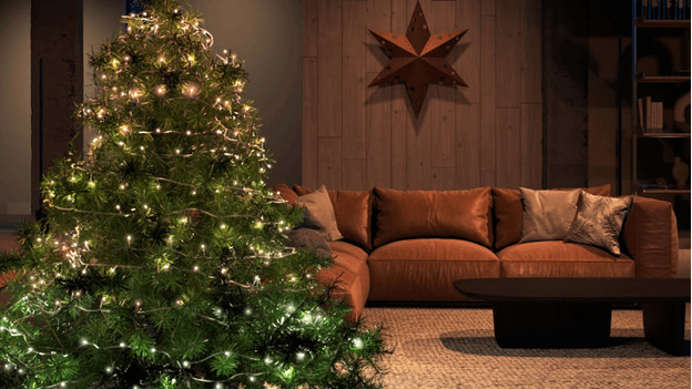 Festavia lighting in Christmas tree