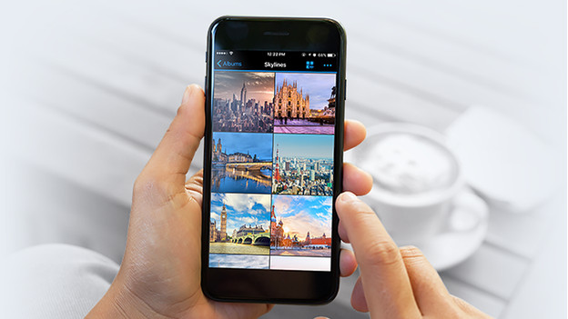 Foto album op je smartphone met NAS