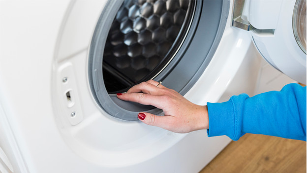 Descaling washing machine