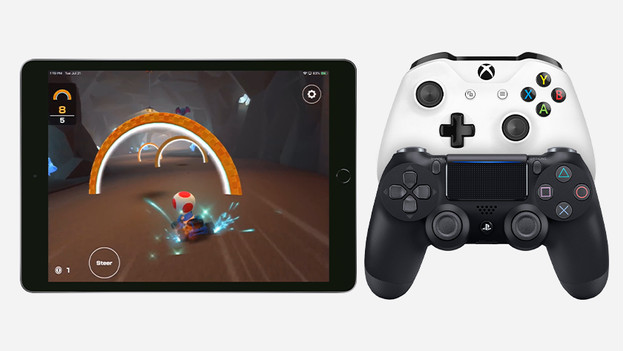 Controllers gebruiken op je iPad