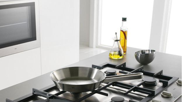 pans on gas hob