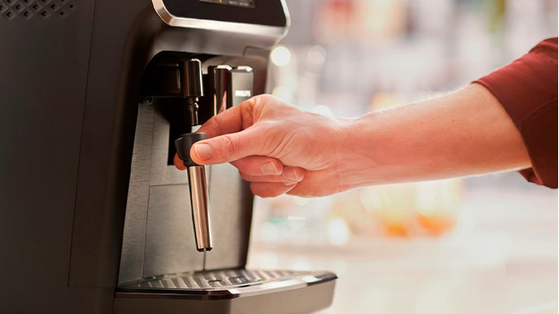 Stoompijpje Philips wekelijks reinigen 2200 en 3200 serie