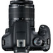Canon EOS 2000D + 18-55mm IS II bovenkant