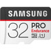 Samsung microSDHC PRO Endurance 32GB 100 MB/s + SD Adapter voorkant