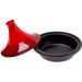 Le Creuset Tajine 31 cm Kersenrood onderkant