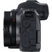 Canon EOS R Body + EF-EOS R Adapter linkerkant