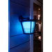 Philips Hue Econic muurlamp White and Color Zwart hangend product in gebruik