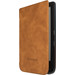 PocketBook Touch Lux 5 Ink Zwart + Pocketbook Shell Book Case Bruin rechterkant