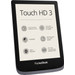 Pocketbook Touch HD 3 Grijs + PocketBook Shell Book Case Zwart rechterkant