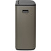 Brabantia Bo Touch Bin 2 x 30 Liter Platinum + Vuilniszakken (120 stuks) rechterkant