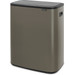 Brabantia Bo Touch Bin 2 x 30 Liter Platinum + Vuilniszakken (120 stuks) 