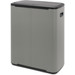 Brabantia Bo Touch Bin 60 Liter Mineral Concrete Grey achterkant