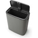 Brabantia Bo Touch Bin 60 Liter Mineral Concrete Grey detail