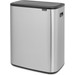 Brabantia Bo Touch Bin 2x 30L Steel Fingerprint Proof + Trash Bags (120 units) 