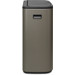 Brabantia Bo Touch Bin 60L Platinum right side