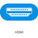 BlueBuilt HDMI 2.0b Cable Nylon 1.5m + 90° Adapter visual Coolblue 1