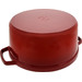 Staub Ronde Stoof-/Braadpan 28 cm Kersenrood rechterkant