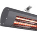 Chauffage infrarouge Solamagic Compact IP24 1400W Argent | Leroy Merlin
