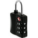 STANLEY Cadenas TravelMax TSA approuvé à combinaison 30mm noir 4 chiffres S742-057