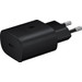Samsung Charger with Cable 1M USB-C 25W with Power Delivery Black front