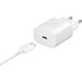 Samsung Charger with Cable 1m USB-C 25W with Power Delivery White product in use