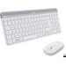 Logitech MK470 Slim Draadloos Toetsenbord en Muis Wit QWERTY Main Image