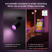 Philips Hue Fugato 2-spot White and Color Black visual supplier