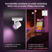 Philips Hue Argenta 1-Spot White & Color wit visual leverancier