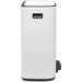 Brabantia Bo Pedal Bin 2 x 30 Liter White + Vuilniszakken (120 stuks) rechterkant