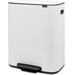 Brabantia Bo Pedal Bin 60L White right side