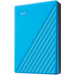 WD My Passport 2TB Blue linkerkant