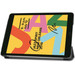 Just in Case Smart Tri-Fold Apple iPad (2021/2020) Book Case Zwart product in gebruik